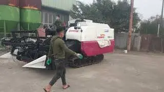 M&aacute;y gặt Yanmar YH 850 Đời mới nhất gi&aacute; 420 tr CT 0912333770