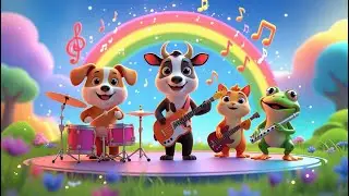 The Animal Sound Band 🎵 | @Laugh&RhymeAdventures Fun Songs for Kids!