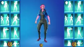 fortnite Nitebeam Skin Showcase With Icon Series Dances & Emotes | Fortnite Outfit