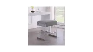 466 Gray Counter Height Stool from Chintaly Imports