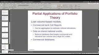 Credit Risk: Loan Portfolio and Concentration Risk PPT (Part 2)
