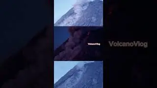 Guguran Lava Pijar Gunung Merapi #merapi #erupsimerapi