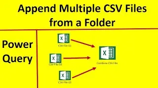 Power Query - Combine Multiple CSV Files from a Folder (In Hindi)