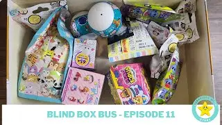 Blind Box Bus Episode 11 | Stitch Figure Clip Shopkins Snack Time Disney Puzzle Palz BT21 Babies