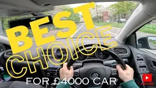 I am inpressed how drives this VW Golf GT Mk6 160hp in London  POV Drive