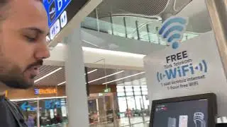 How to use wifi on Airport | Istanbul Airport wifi kiosk