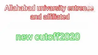 au University entrence exam cutoff2020 all curse's cut off 2020