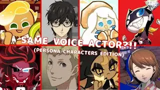 Every Cookie Run Character That Also Voicing Persona Characters!