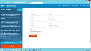 RPA Challenge - Blue Prism