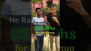 He Raised 25 Lakhs for his startup ( Founder of Dewall ads ) #funding #startup #entrepreneur #bihar