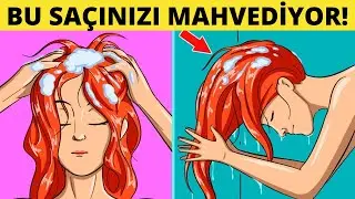 Saçınıza Zarar Veren ve Acilen Bırakmanız Gereken 10 Hata!