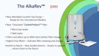 AlkaRev&trade; $495 Non Electric Alkaline Water Ionizer