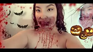 BOCA COSIDA | Maquillaje de halloween #makeup #maquillaje