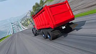 FULL THROTTLE Down The INSANE Long Downhill &ndash; No Brakes! | BeamNG.drive
