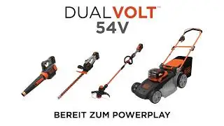 BLACK+DECKER Gartenger&auml;te mit 54 Volt Akku-Power