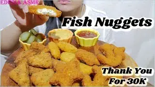 ASMR 咀嚼音🌊Fish Nuggets フィッシュナゲット 炸魚塊  피쉬너겟 먹방 Nuggets de poisson *EATING SOUND*
