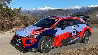 Hyundai i20 WRC - Rallye Monte-Carlo 2020 Test - S&eacute;bastien Loeb/Daniel Elena (HD)