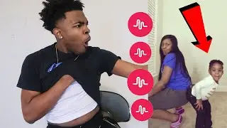 REACTING TO MY 3 YEAR OLD NIECE CRINGEY MUSICAL.LY VIDEOS!!!