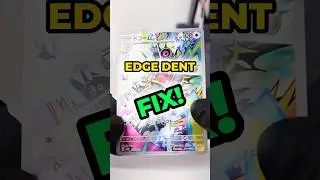 How to fix a dent on Pok&eacute;mon Cards?⭐️ #pokemoncards #cardrestoration #pokemontcg #cardcollector #psa