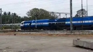 WDP 4 Twin EMD locos From Kjm Shed