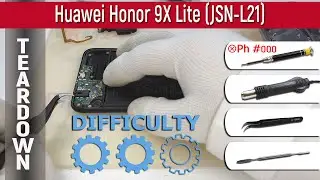 Как разобрать 📱 Huawei Honor 9X Lite JSN-L21 Разборка и ремонт