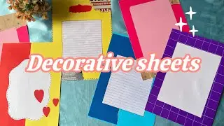 Decorative sheets | border decoration idea for project