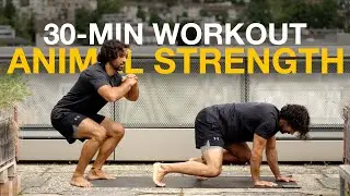 30-Min FUNCTIONAL Bodyweight Workout (Animal Moves & Strength)