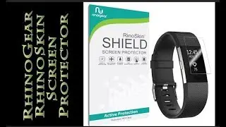 RhinoSkin Shield Screen Protector for the Fitbit Charge 2