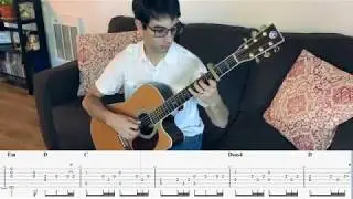A Thousand Years by Christina Perri Acoustic Guitar (Fingerstyle with Tabs)