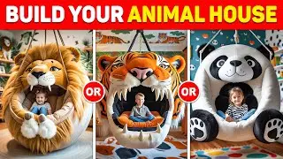 Would You Rather...? Build Your Fantasy Animal World 🐱🌈🐶✨ | Ghost Quiz