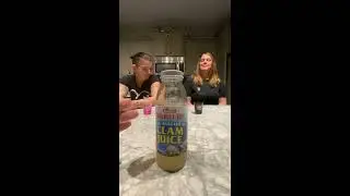 The Owens try clam juice