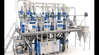Turnkey wheat flour mill plant 10TPD 20TPD ,30TPD ,40TPD ,50TPD