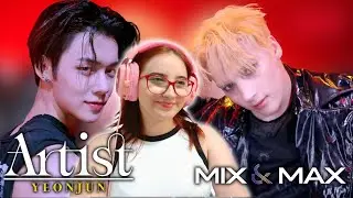 TXT | Yeonjun Artist Of The Month + YEONJUN & HUENINGKAI MIX & MAX | Reaction