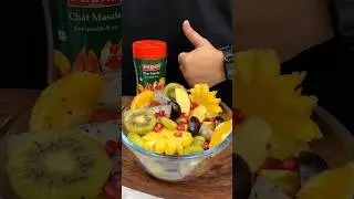 Fruit Chaat ASMR || #shorts #asmr #cooking #asmrcooking #indianasmrworld #food #summer #fruitchaat