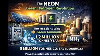 NEOM Green Hydrogen Project Explained | Electrolysers, Intermittency & Green Ammonia #FCYEL #BEE
