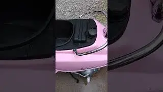 vespa lx125 helmet storage