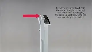 How to Use the Height Rod on Rice Lake 1 15-105 Digital Physician Scale | Quick Guide