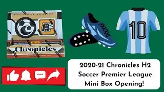 2020-21 Chronicles Soccer H2 Hybrid Box! English Premier League Mini Box Opening! Top Striker!