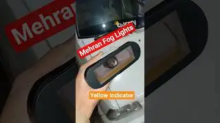 mehran fog lights #car #foglights #carmodification