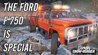 Try This Truck! Ford F 750 Three Minute Review! SnowRunner