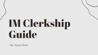 Internal Medicine Clerkship Guide