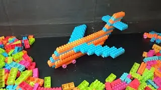 Satisfying DIY TLego Airplane / Lego Building Blocks Videos / #buildingblockstoys #lego