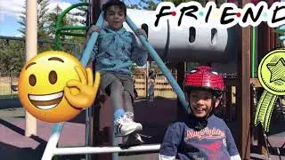 Playground Hunter And The Climbing Race At Cook Park Playground | Special Guest