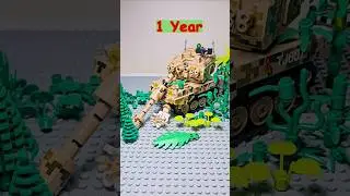 Заброшенный танк LEGO #legostyle #legotanks #legomilitary
