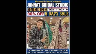 90% OFF ENTIRE STOCK +918790278666 😍 Wedding Vibes ❤️ with@jannat_bridal_studio_abidsNew Arrivals 😍