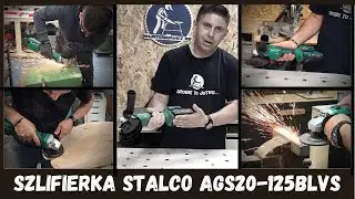 Pierwszy NARZĘDZIOWY CZAWARTEK i szlifierka kątowa STALCO na akumulator TEST w stali i drewnie
