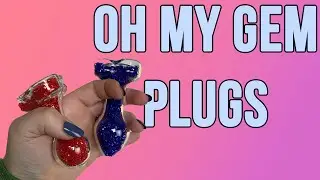 Educational Sex Toy Review - Blush Oh My Gem Glass Plugs Lustre and Prestige Gemstone Anal Toys