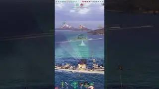 World of Warships | 3 Enemy Ships Sunk | #shorts