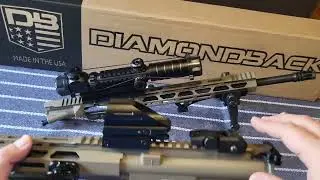AR15 @DiamondbackFirearms  DB-15  5.56x45/.223 - 300 AAC BLACKOUT #trending #gunreview #pewpewlife 