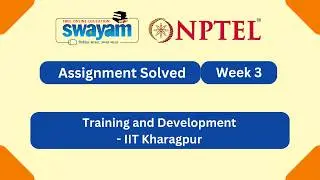 Training and Development Week 3 | NPTEL ANSWERS 2026 #nptel2026 #myswayam #nptel #nptelexam